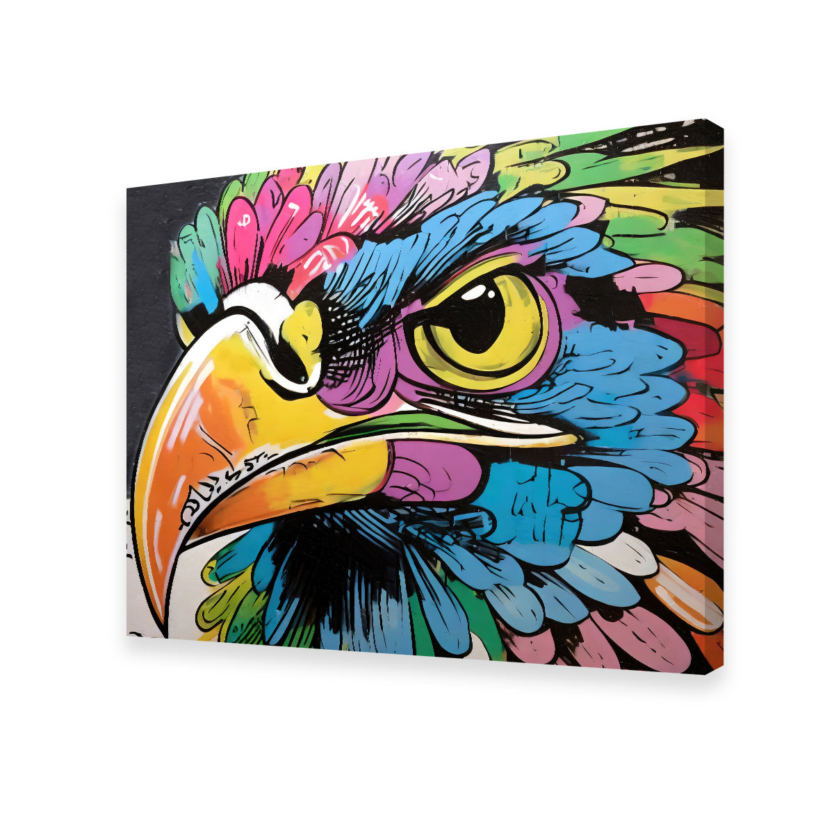 Hawk Graffiti Wall Art