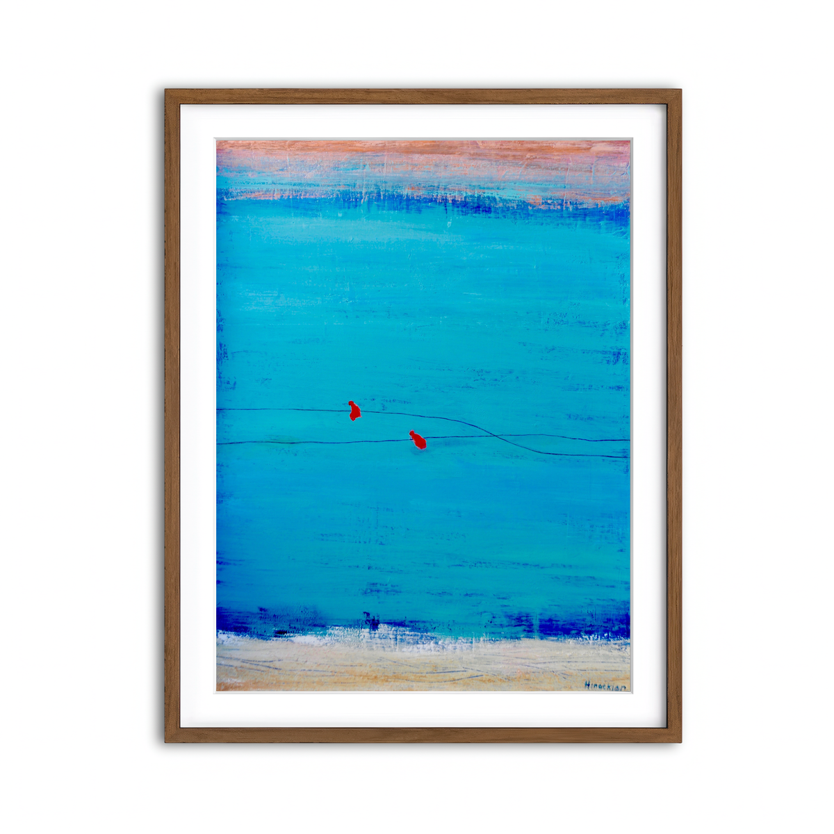 Framed Print 3x4 Walnut