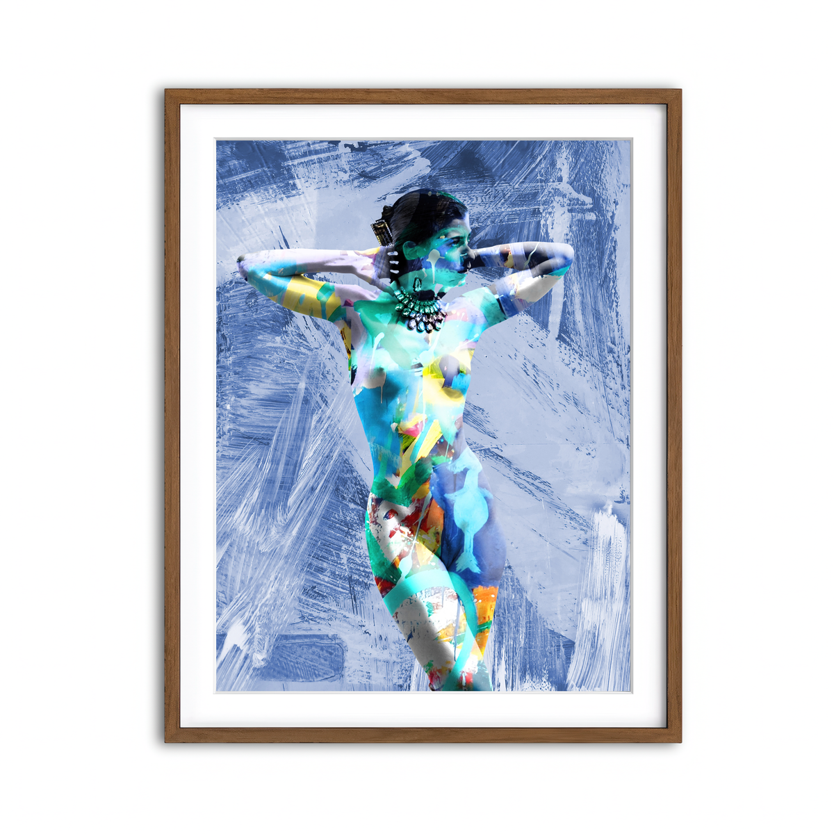 Framed Print 3x4 Walnut