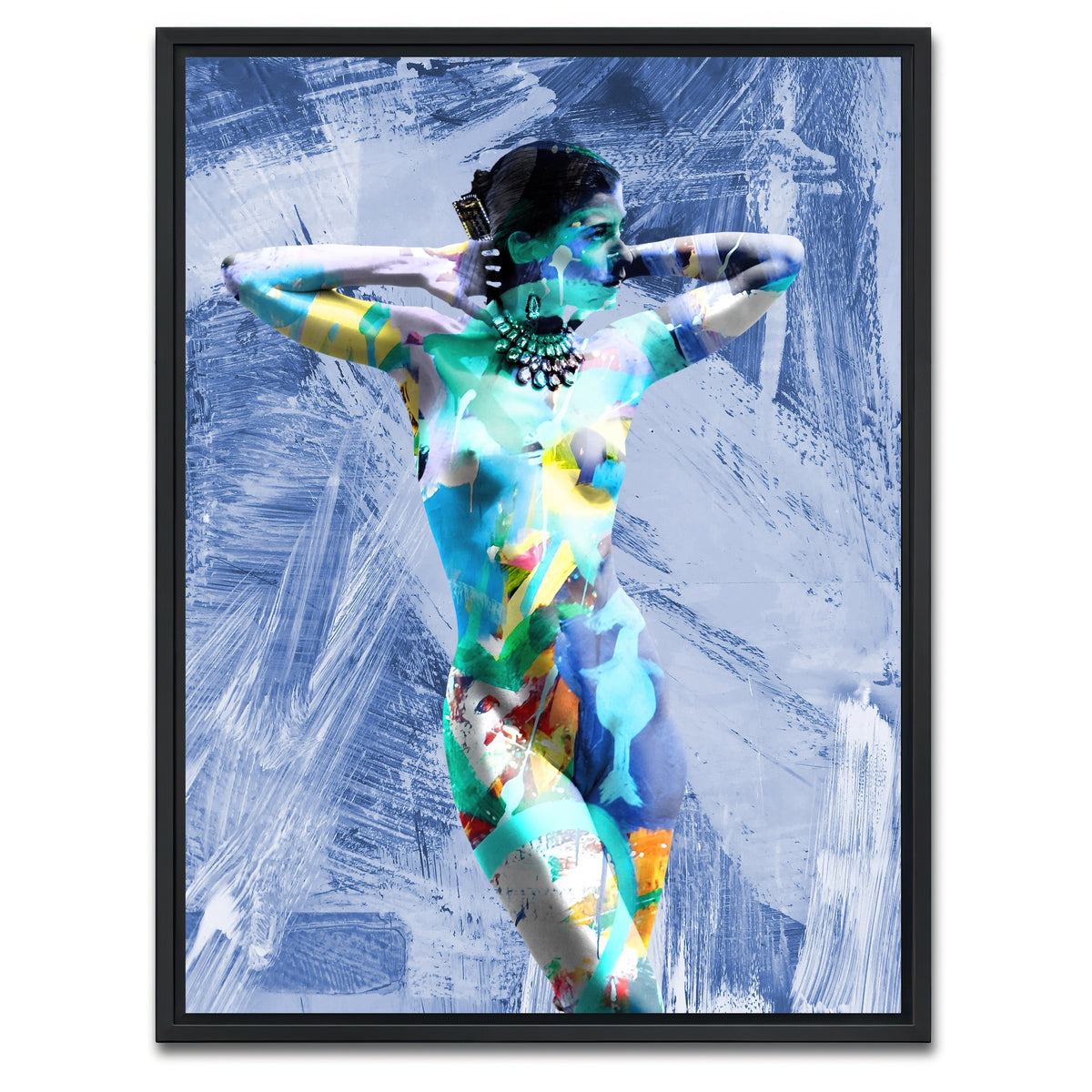 AUTO-MOCKUP WHITE | birth of venus | 1 Piece | Black Framed Canvas | group=3x4