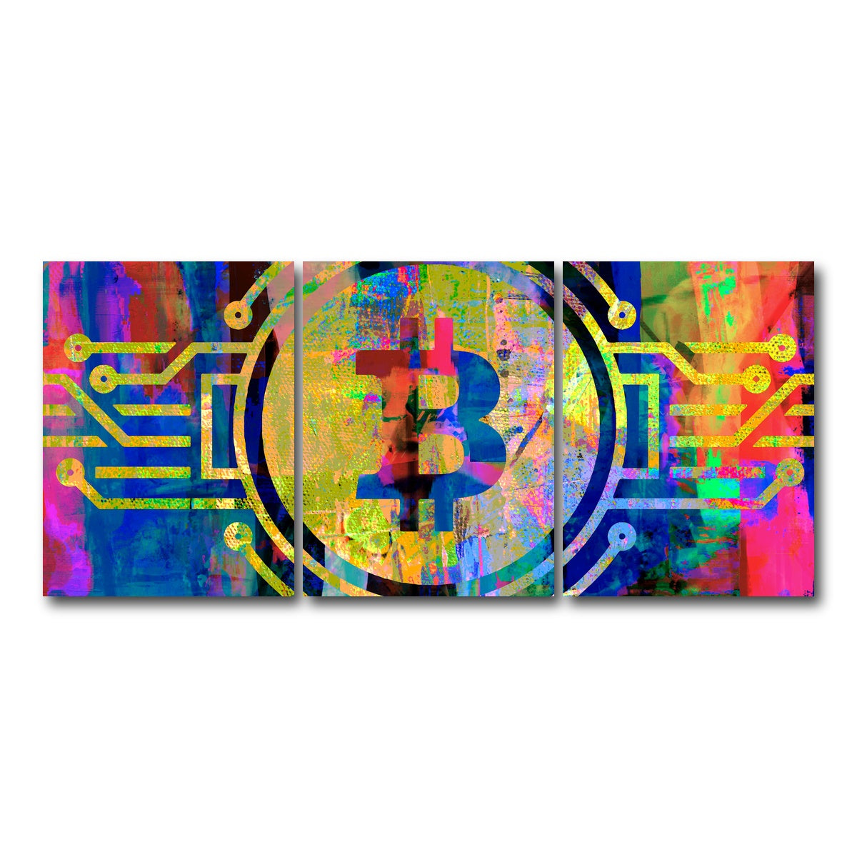 AUTO-MOCKUP WHITE | bitcoin | 3 Piece | Gallery Wrap Canvas | group=18x24