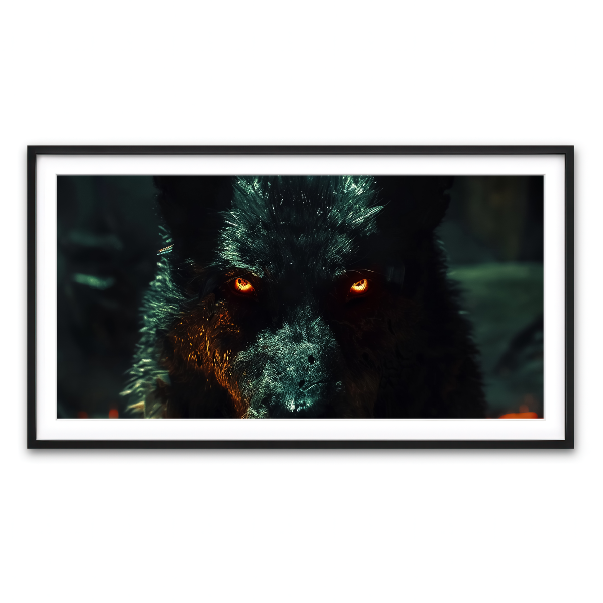 Framed Print 2x1 Black