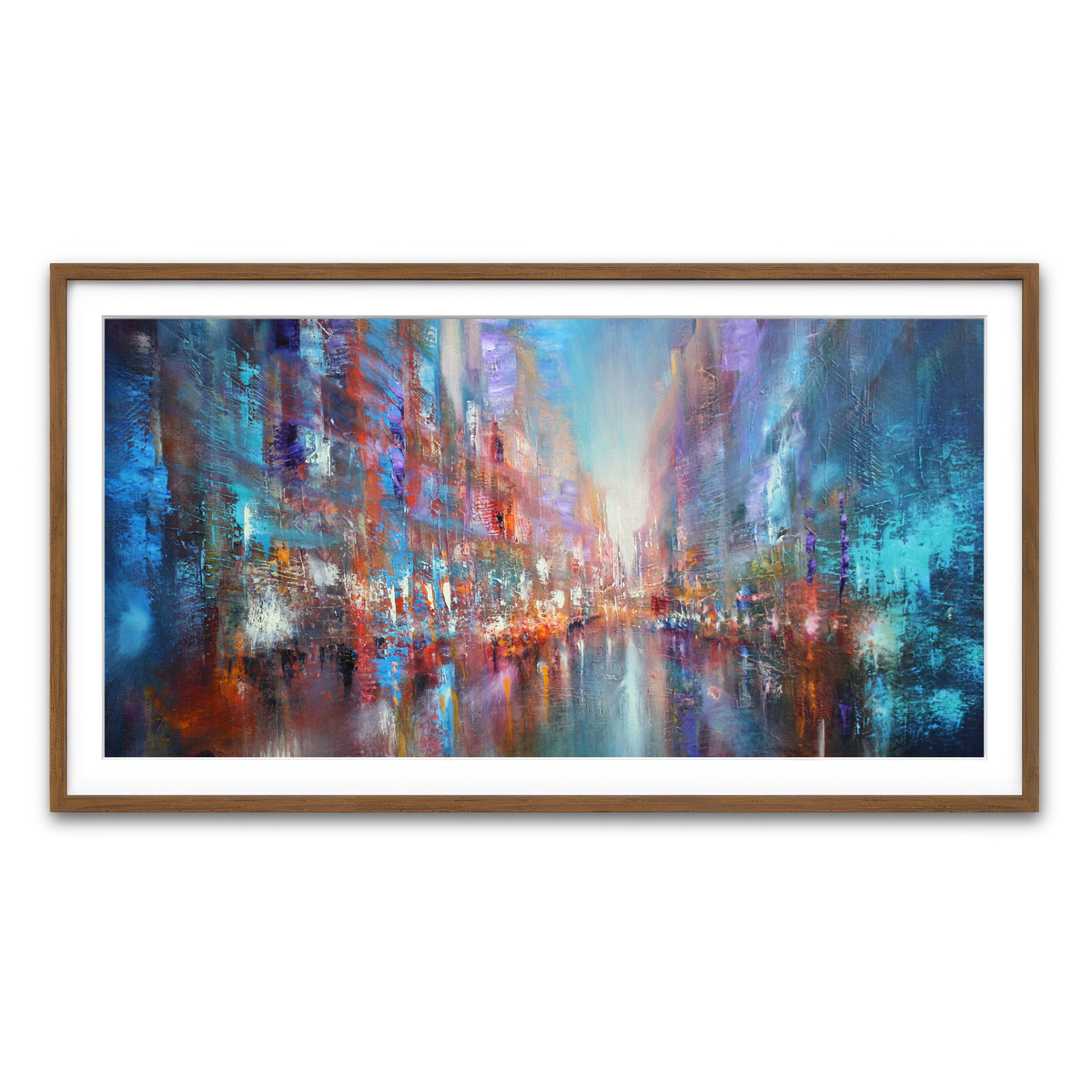 Framed Print 2x1 Walnut