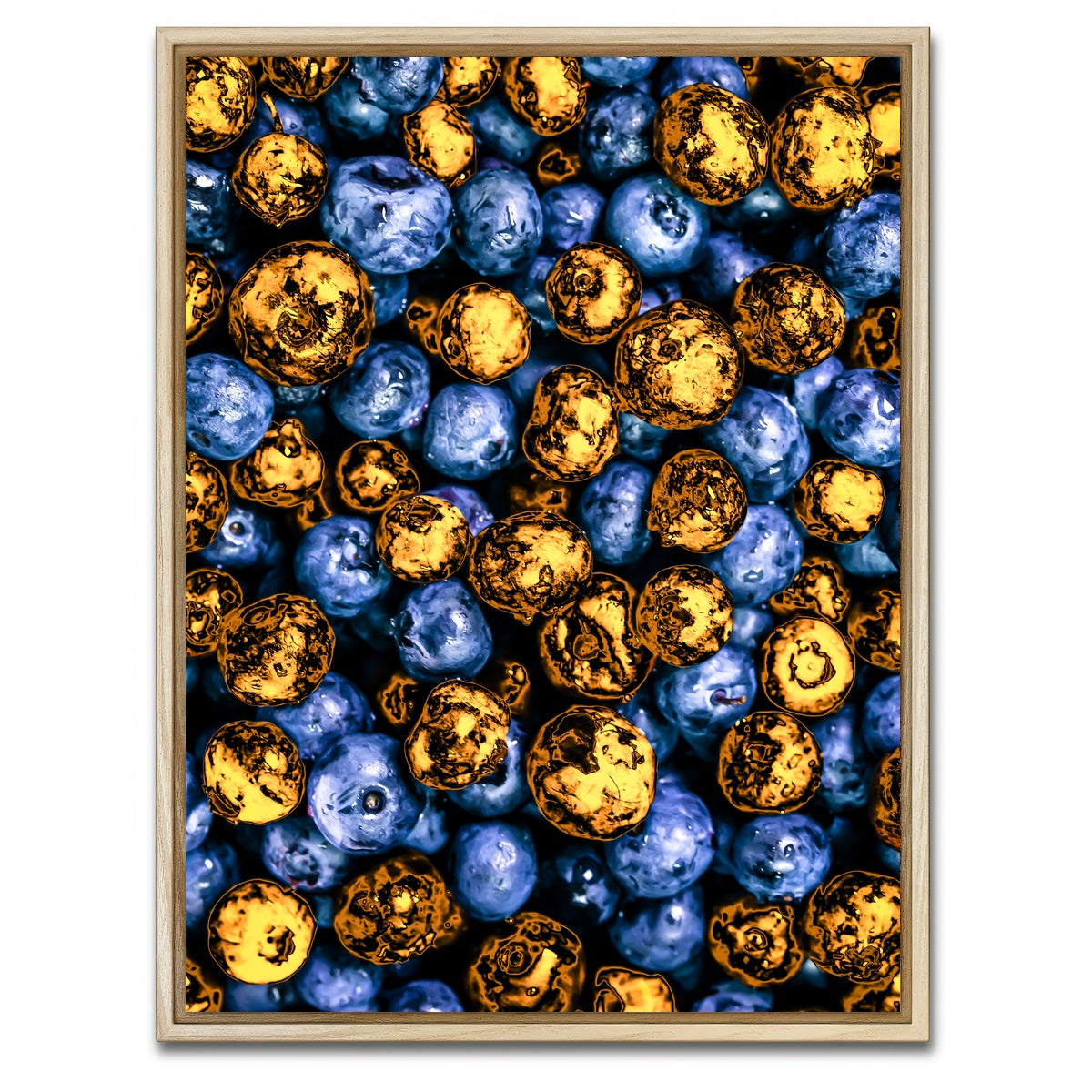 AUTO-MOCKUP WHITE | blueberries | 1 Piece | Natural Framed Canvas | group=3x4