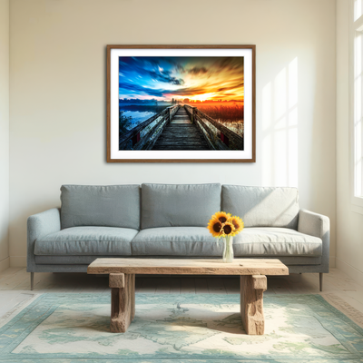 AUTO-MOCKUP ROOM | Boardwalk Colors Wall Art
