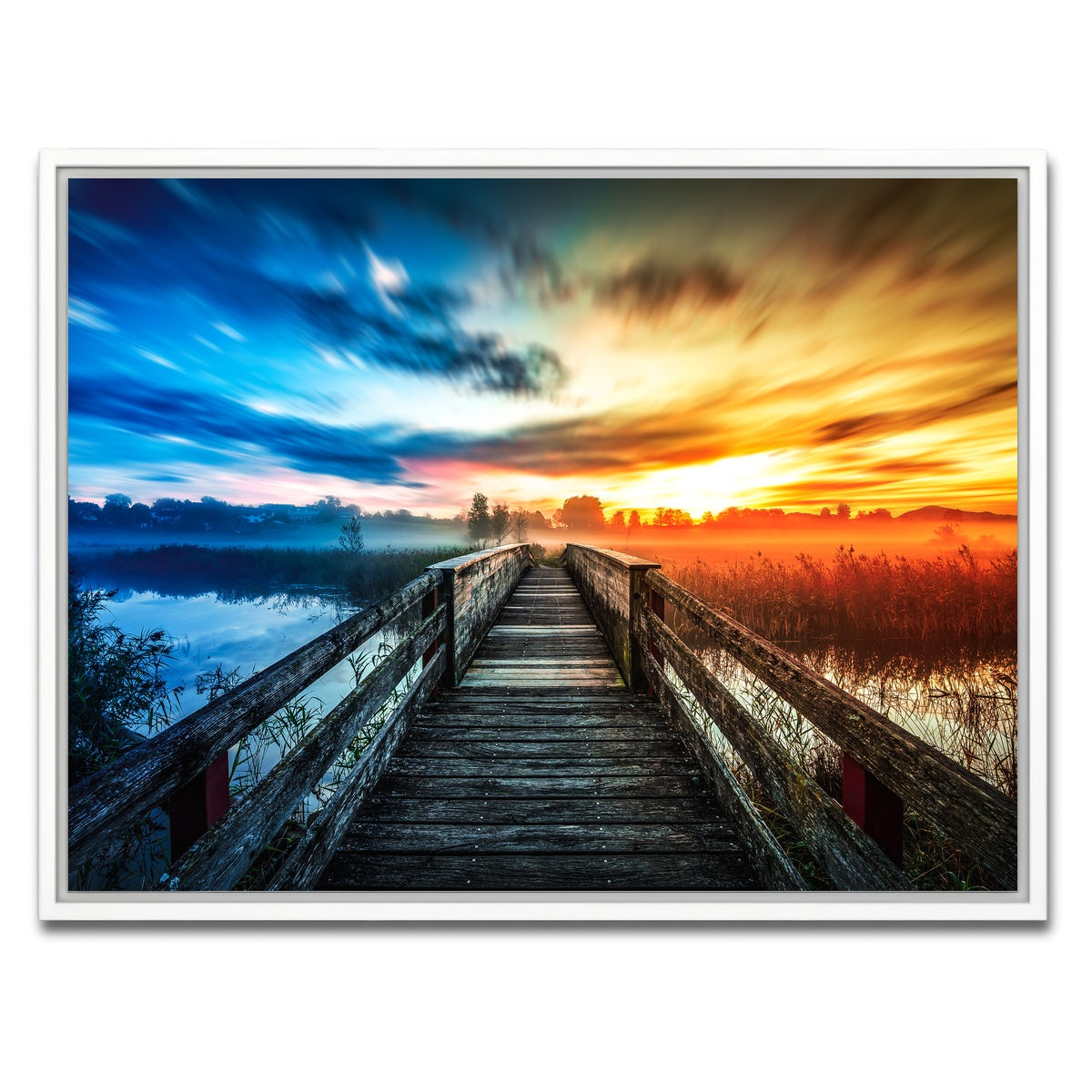 AUTO-MOCKUP WHITE | boardwalk colors | 1 Piece | White Framed Canvas | group=4x3
