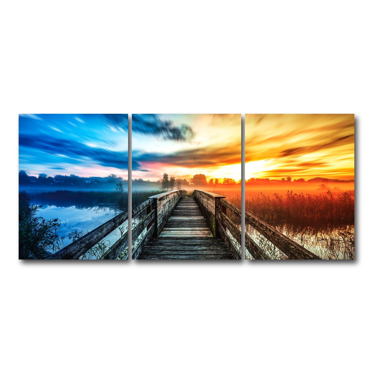 AUTO-MOCKUP WHITE | boardwalk colors | 3 Piece | Gallery Wrap Canvas | group=18x24