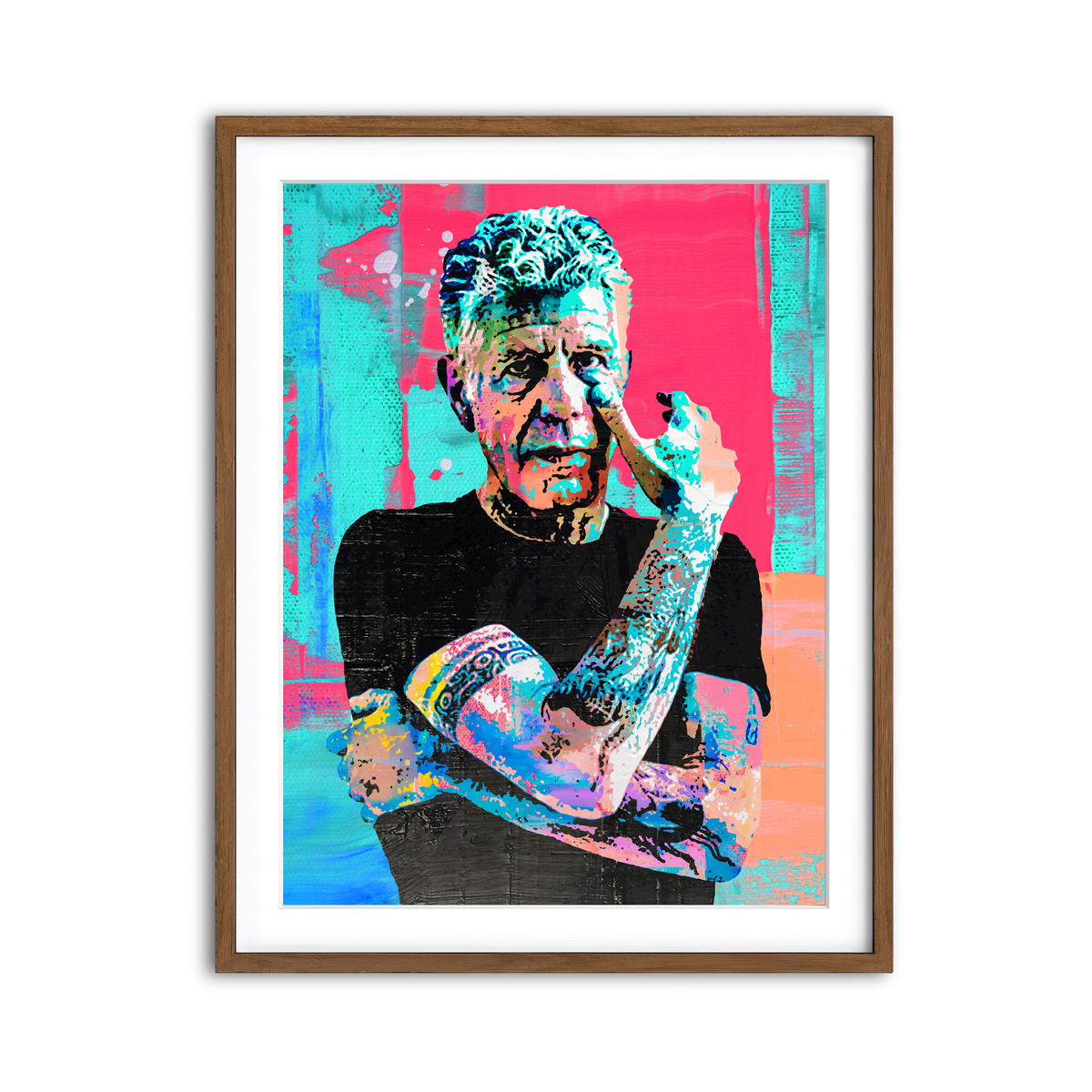 Framed Print 3x4 Walnut