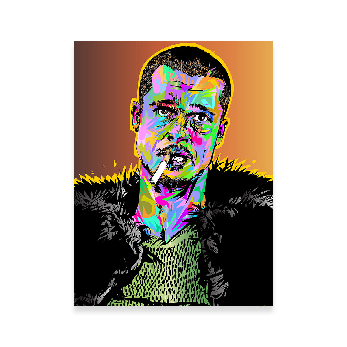 Brad Fight Club Wall Art