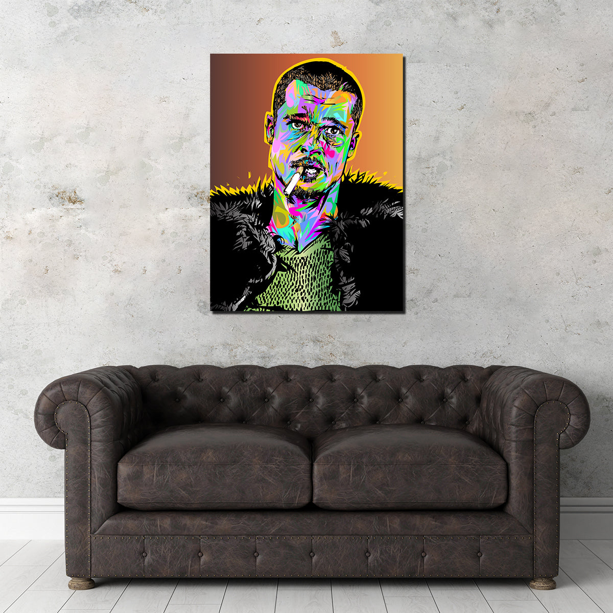 Brad Fight Club Wall Art