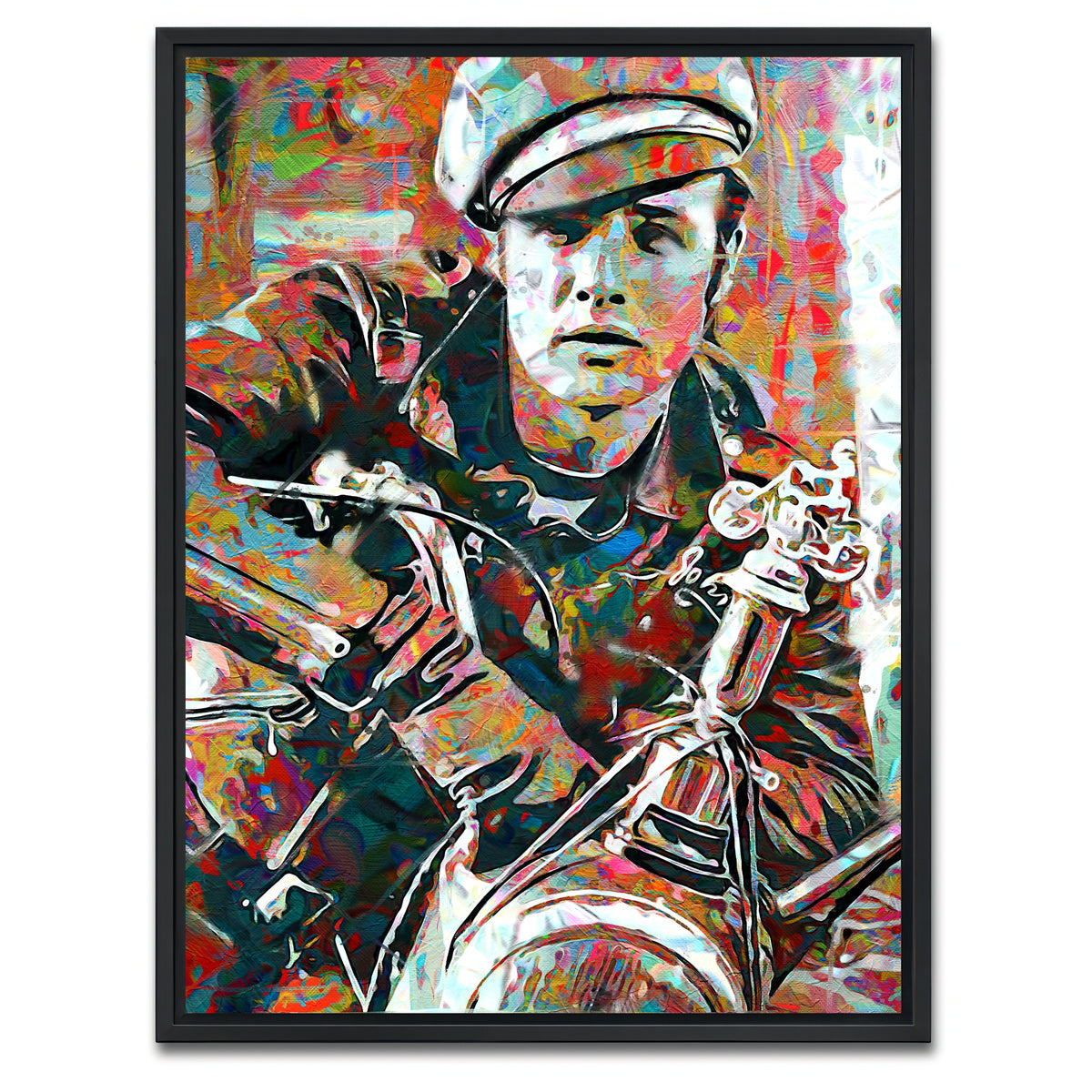 AUTO-MOCKUP WHITE | brando | 1 Piece | Black Framed Canvas | group=3x4