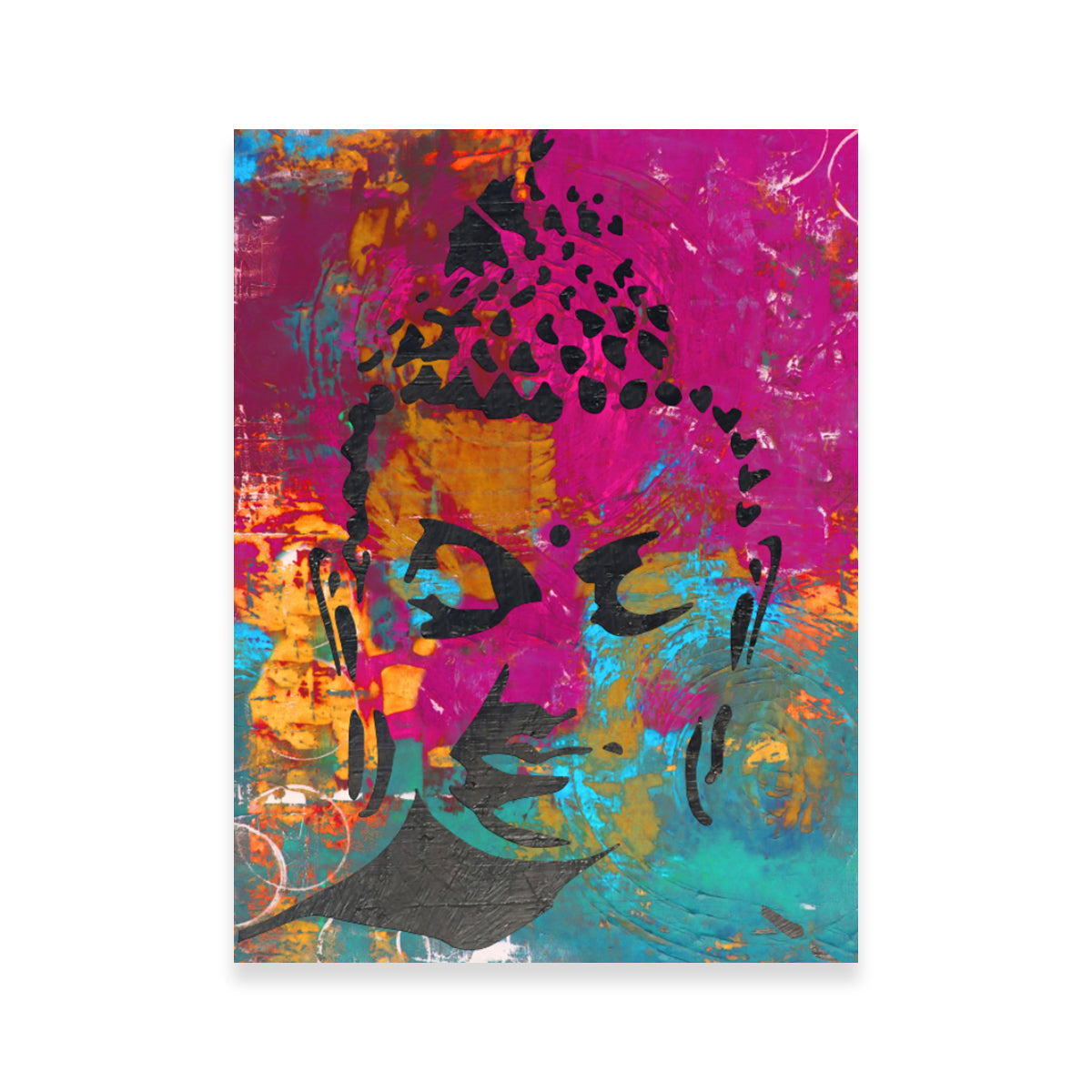 Buddha Color Wall Art
