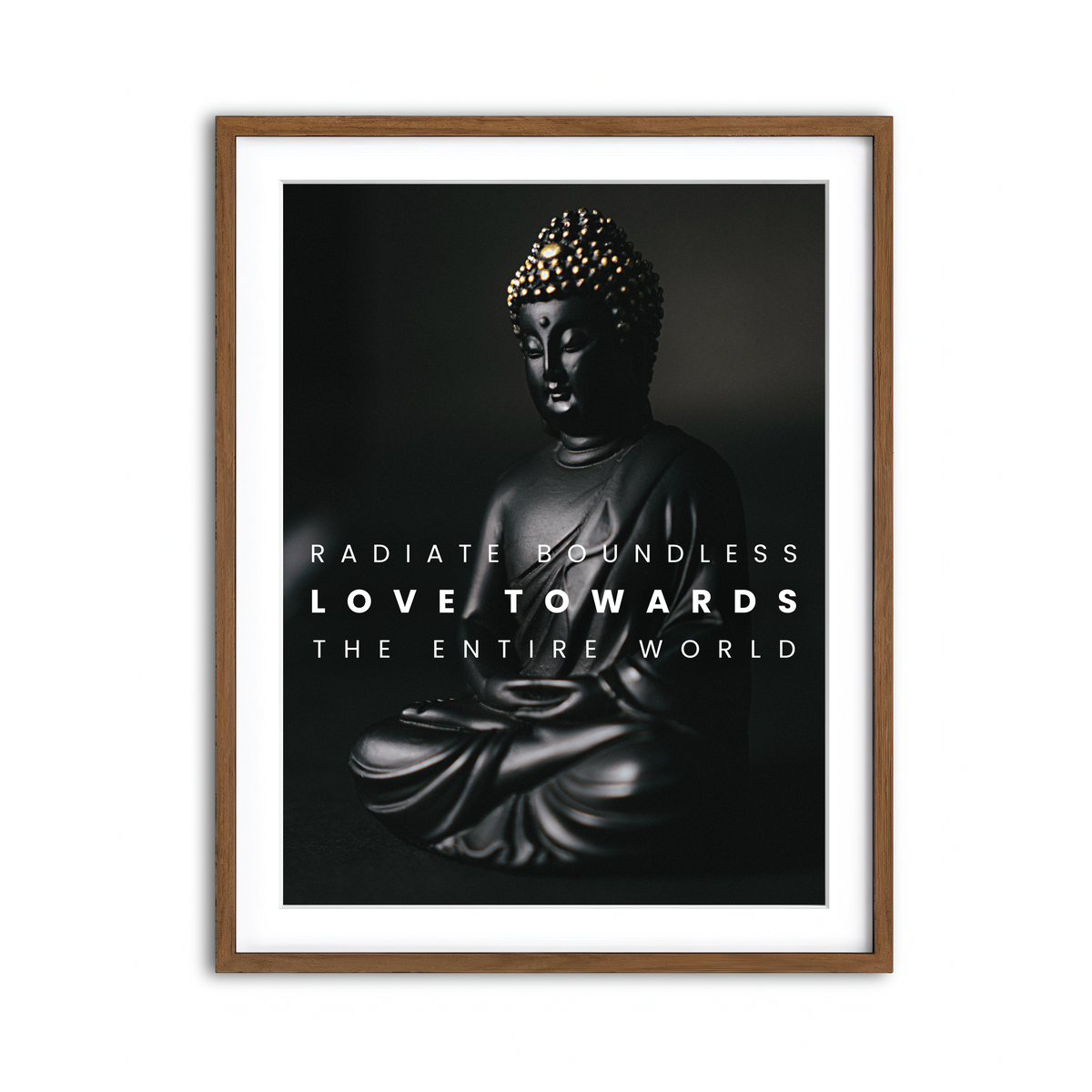 Framed Print 3x4 Walnut