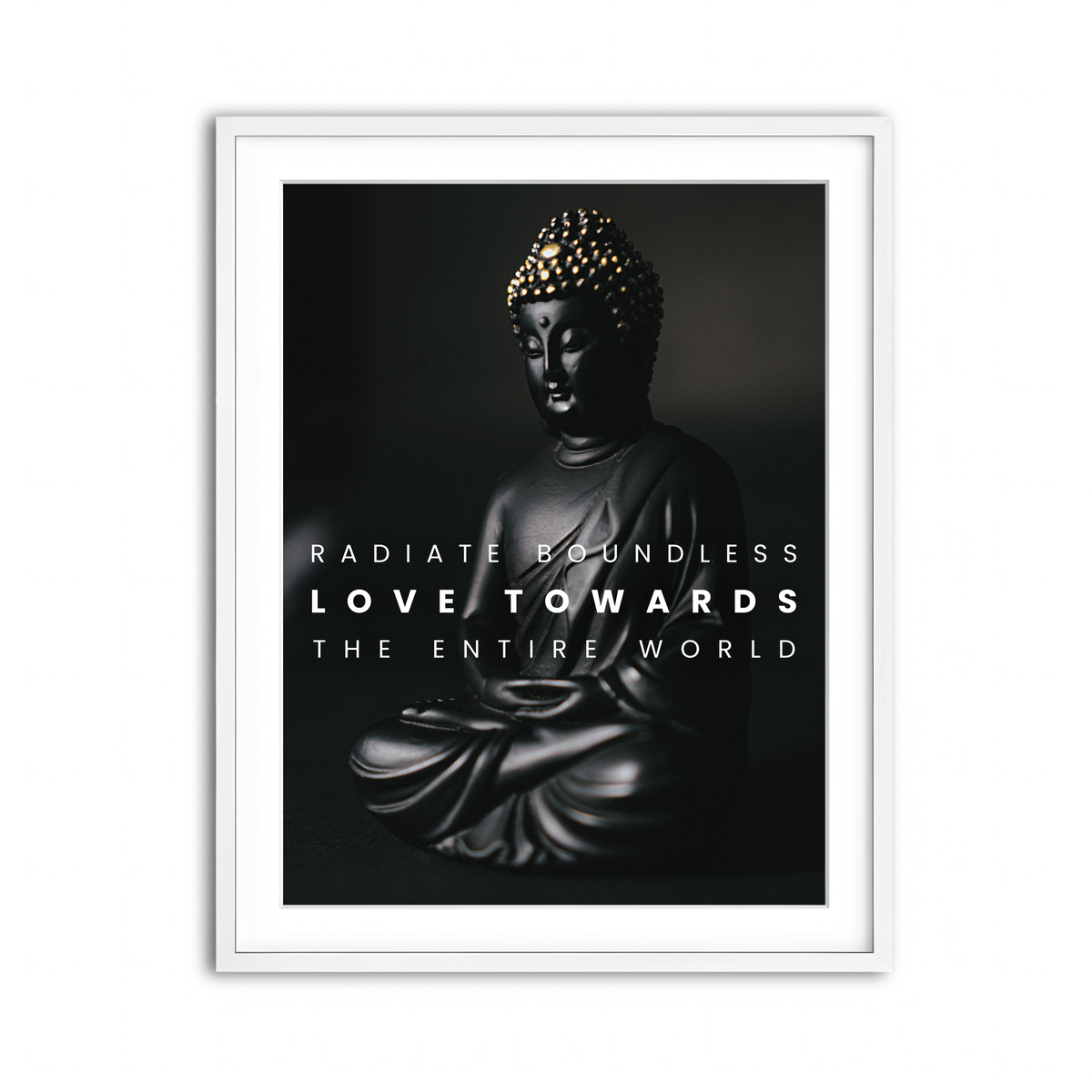 Framed Print 3x4 White