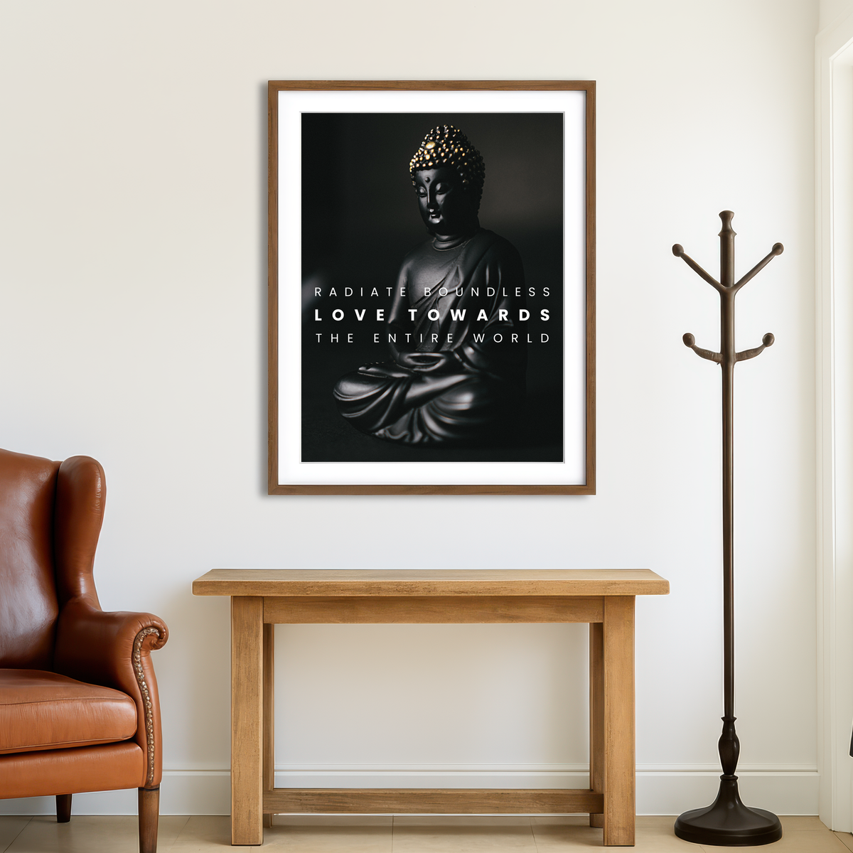 AUTO-MOCKUP ROOM | Buddha Design Wall Art