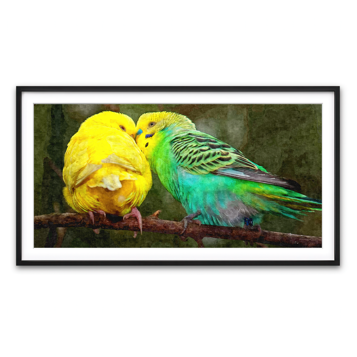 Framed Print 2x1 Black