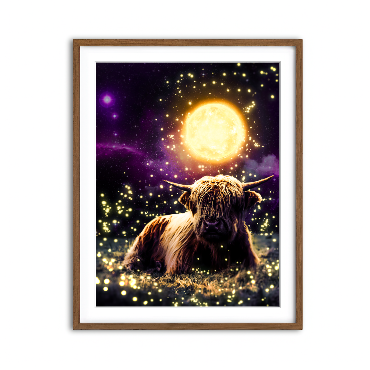 Framed Print 3x4 Walnut