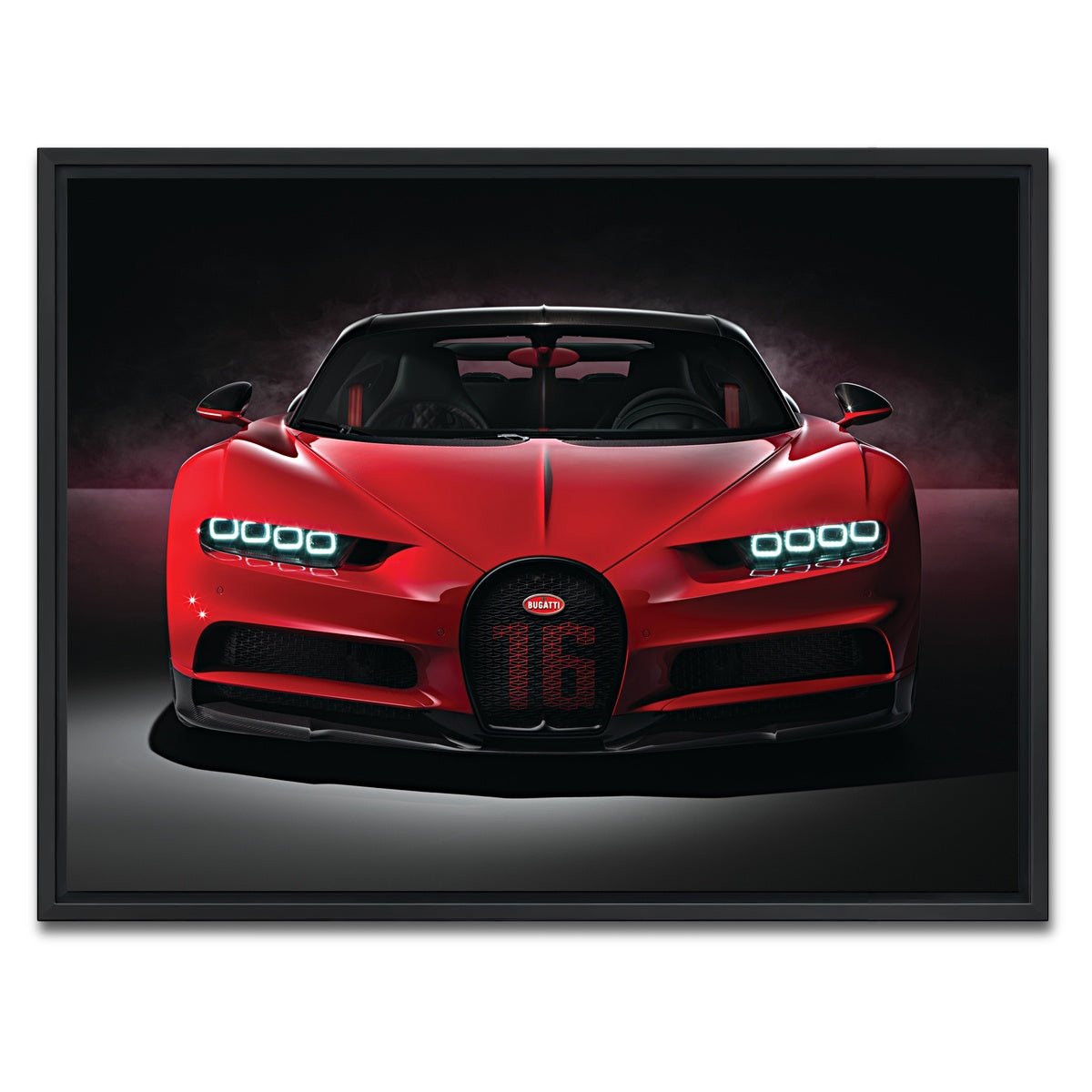 AUTO-MOCKUP WHITE | bugatti | 1 Piece | Black Framed Canvas | group=4x3