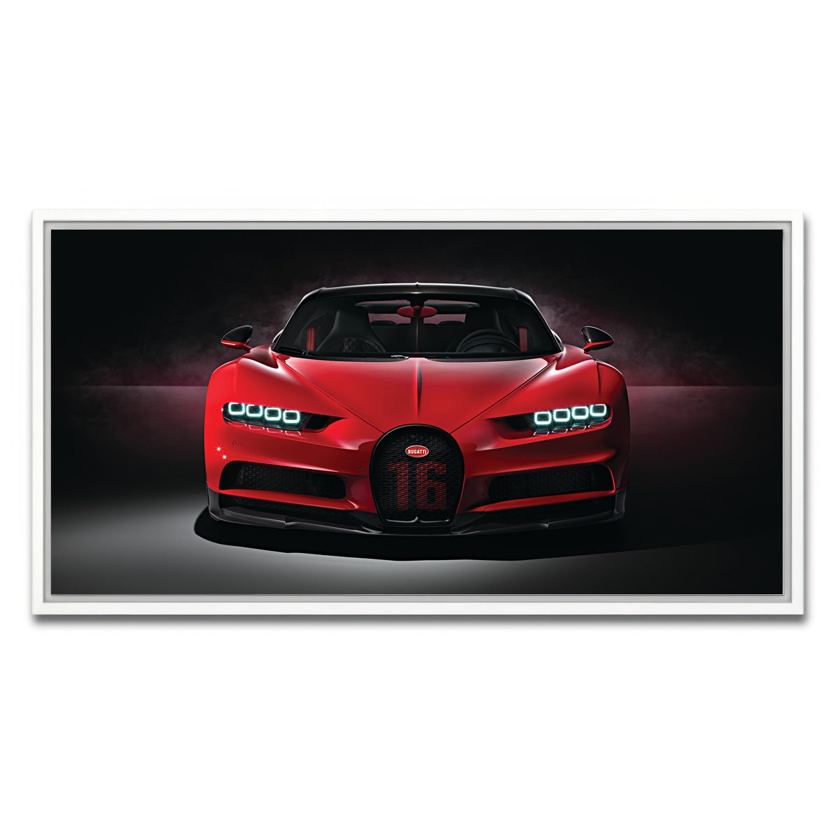 AUTO-MOCKUP WHITE | bugatti | 1 Piece | White Framed Canvas | group=2x1
