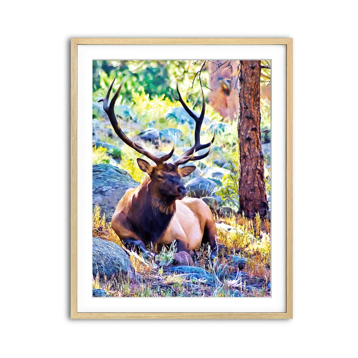 Framed Print 3x4 Natural