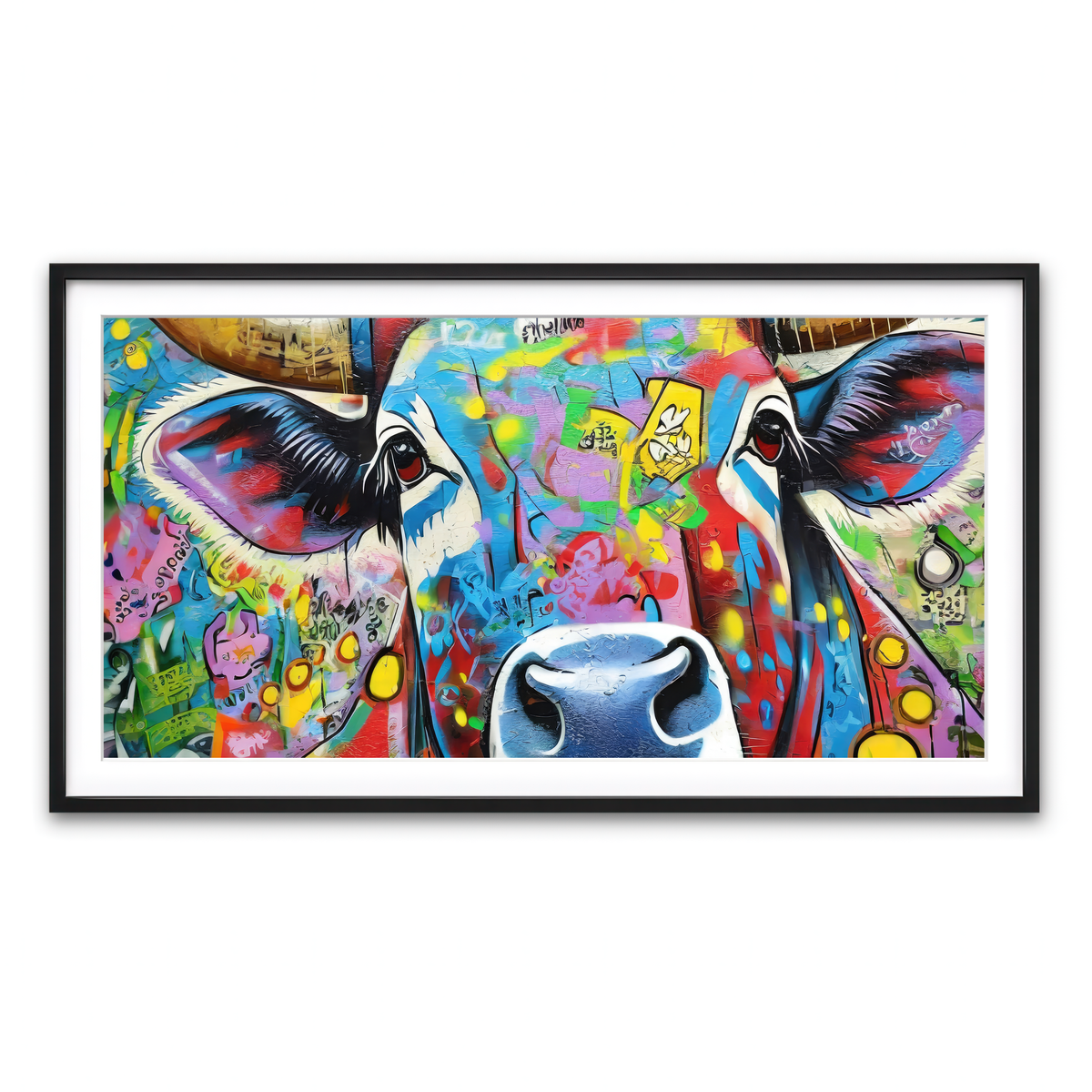 Framed Print 2x1 Black