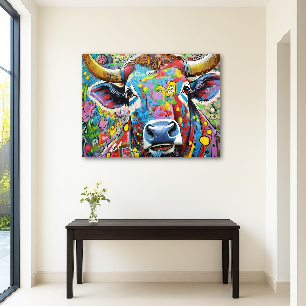 AUTO-MOCKUP ROOM | bull graffiti