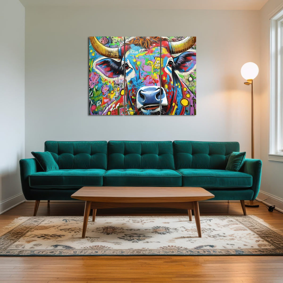AUTO-MOCKUP ROOM | bull graffiti