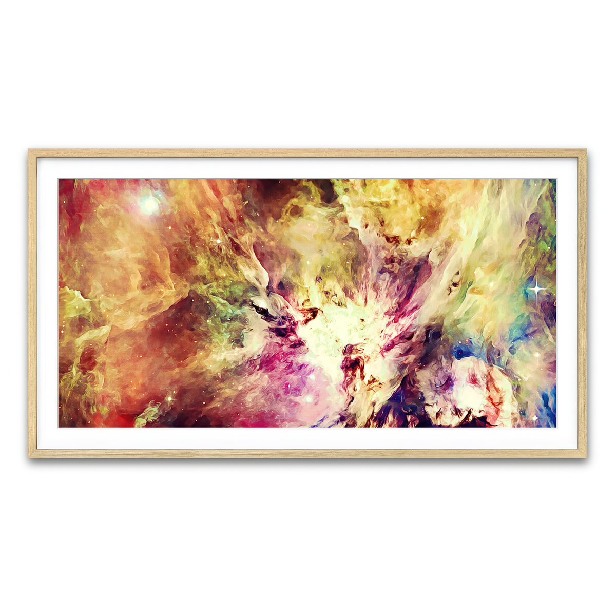 Framed Print 2x1 Natural