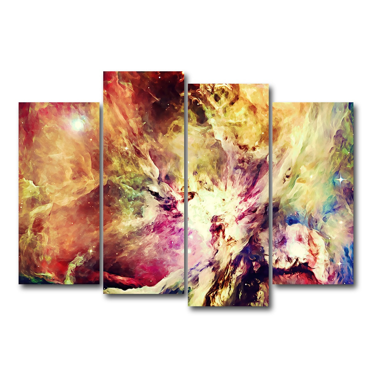 AUTO-MOCKUP WHITE | burning brightly | 4 Piece | Gallery Wrap Canvas | group=4_normal