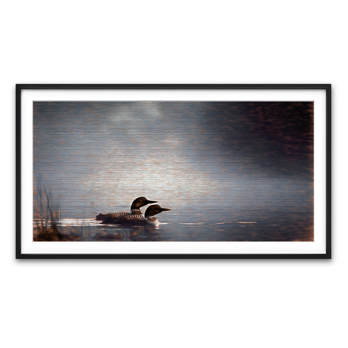 Framed Print 2x1 Black