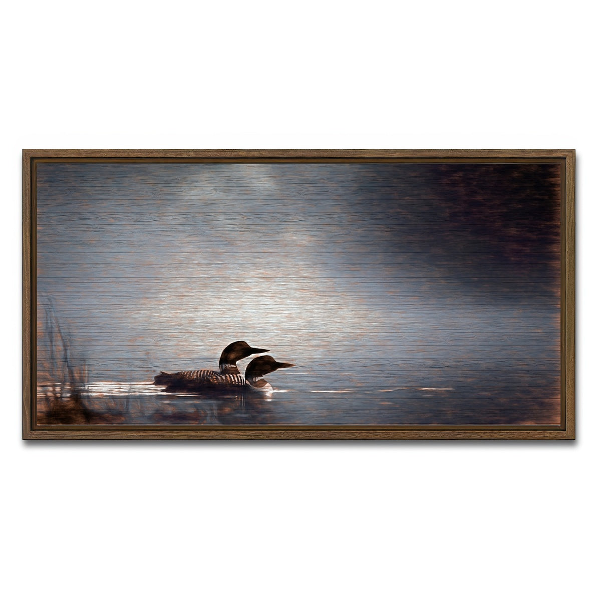 AUTO-MOCKUP WHITE | by your side | 1 Piece | Walnut Framed Canvas | group=2x1