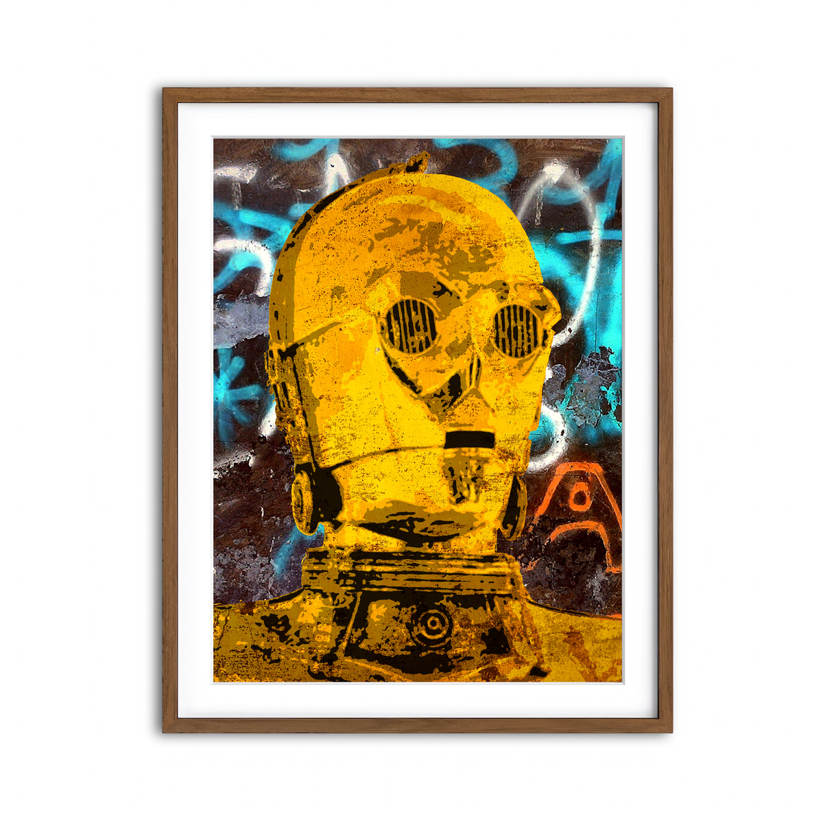 Framed Print 3x4 Walnut