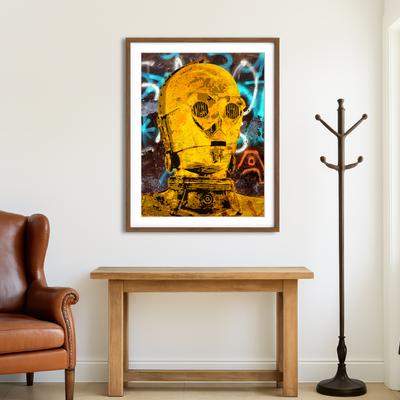 AUTO-MOCKUP ROOM | C3po Wall Art