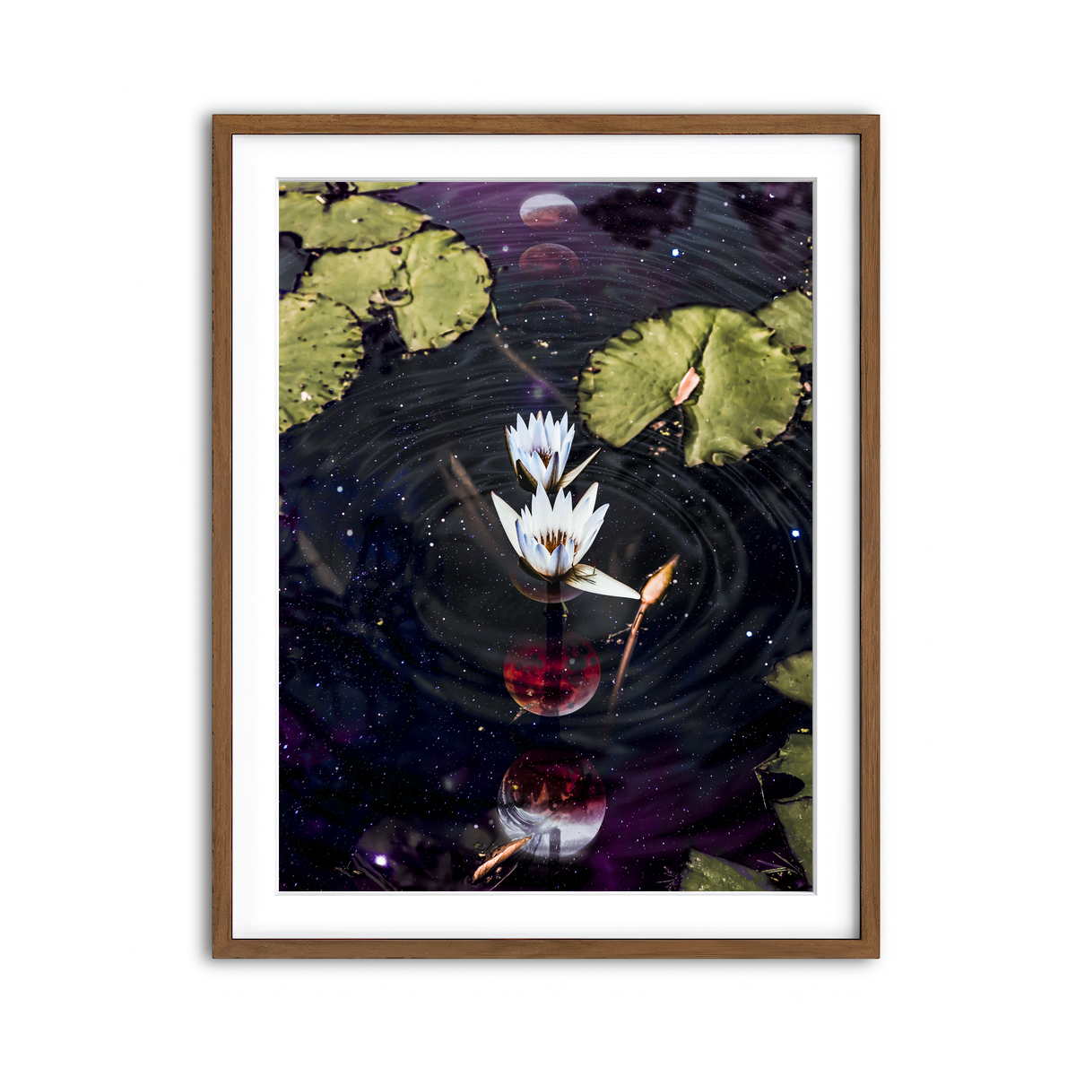 Framed Print 3x4 Walnut