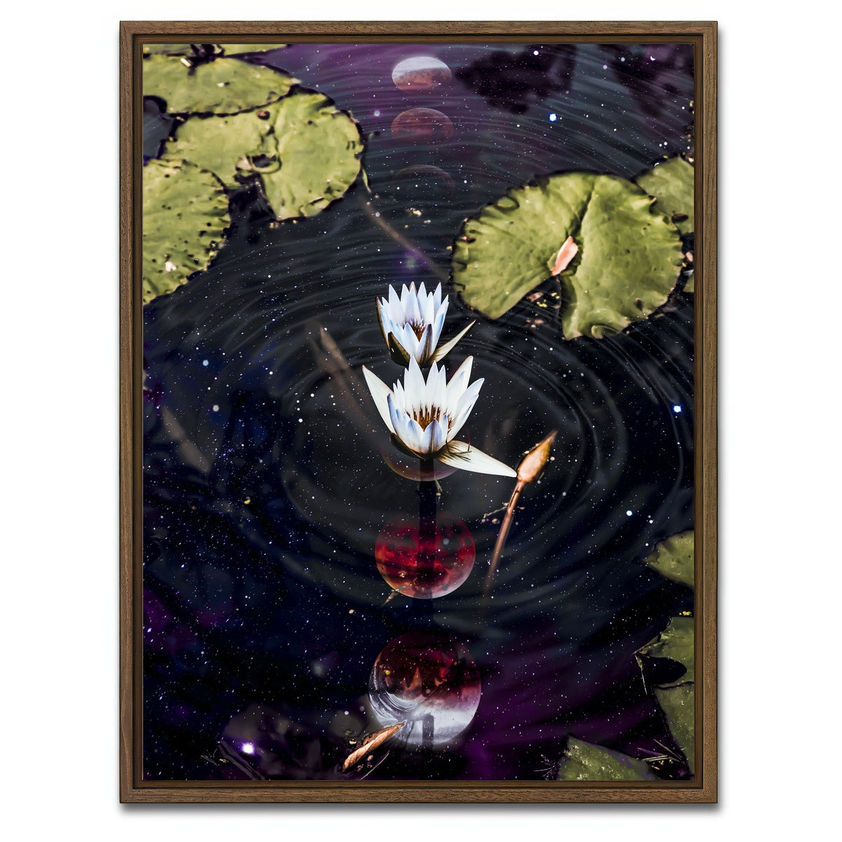 AUTO-MOCKUP WHITE | calm | 1 Piece | Walnut Framed Canvas | group=3x4