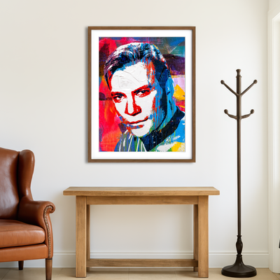AUTO-MOCKUP ROOM | Capt Kirk Wall Art