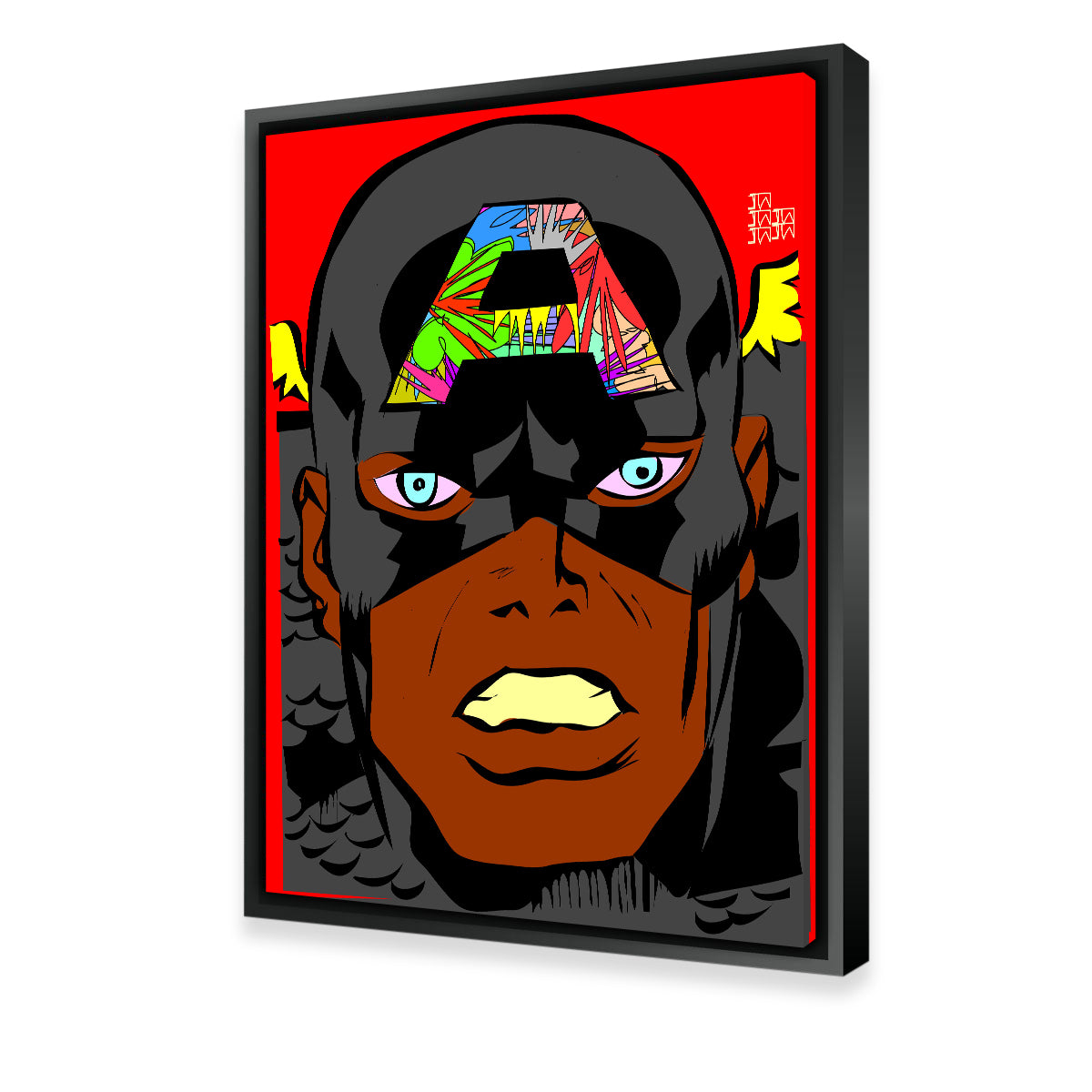 Captain America Animation Wall Art