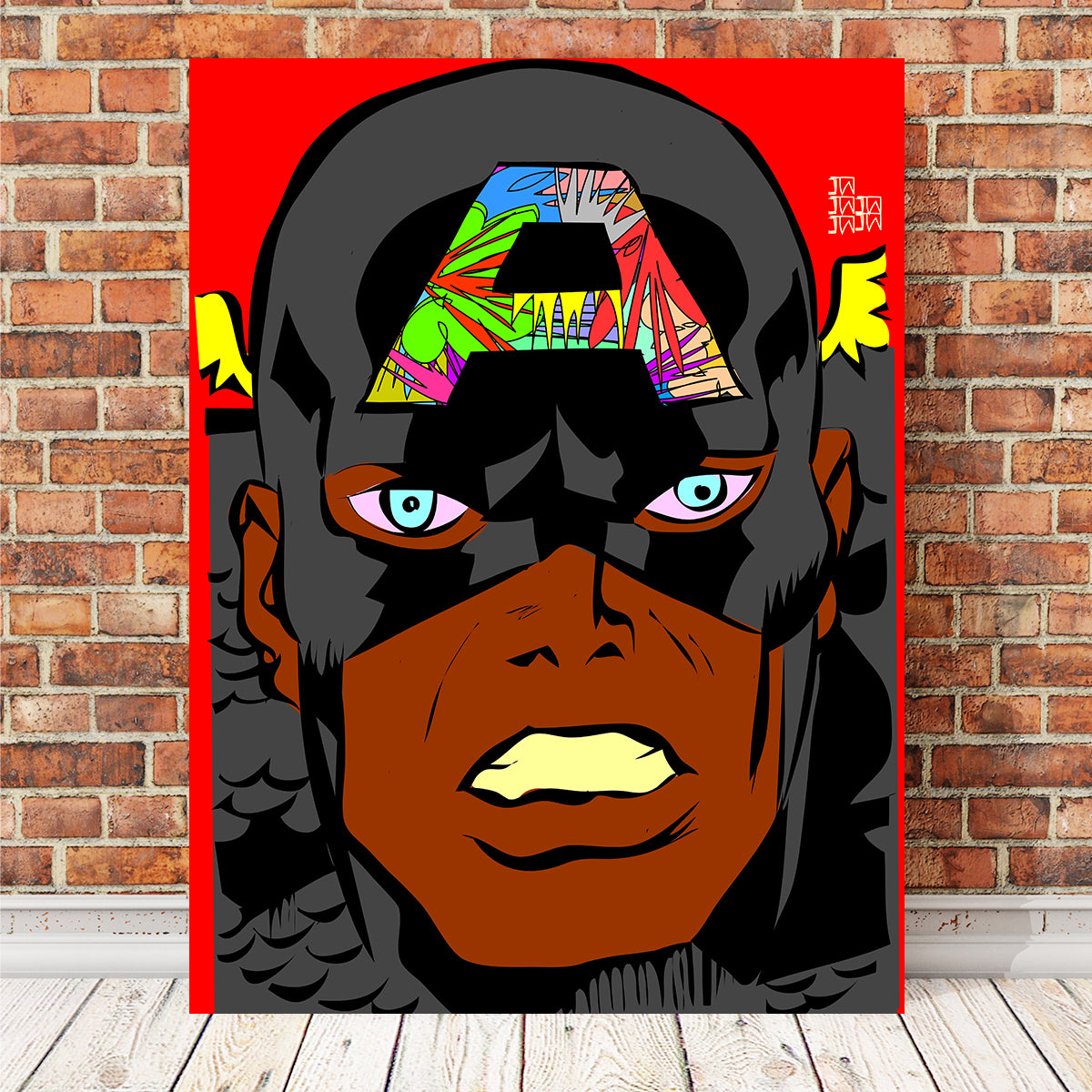 Captain America Animation Wall Art