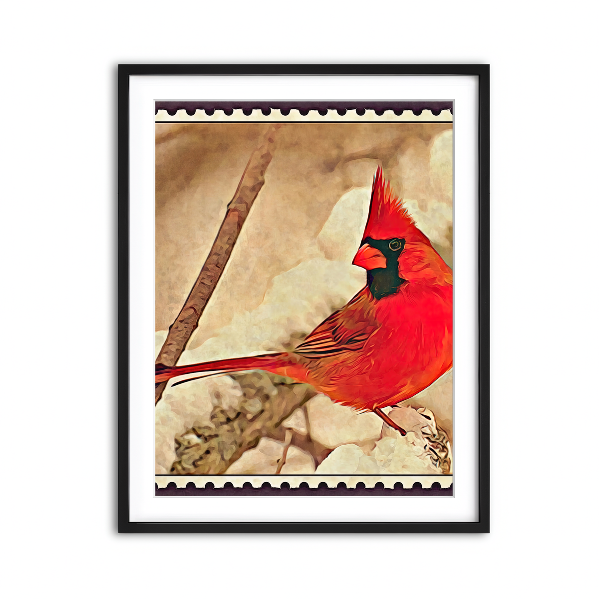 Framed Print 3x4 Black