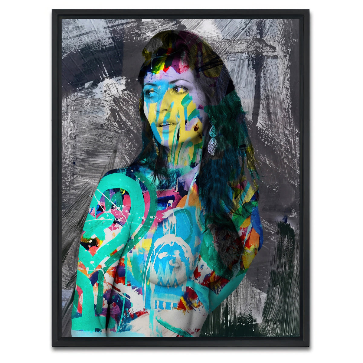 AUTO-MOCKUP WHITE | carnival | 1 Piece | Black Framed Canvas | group=3x4