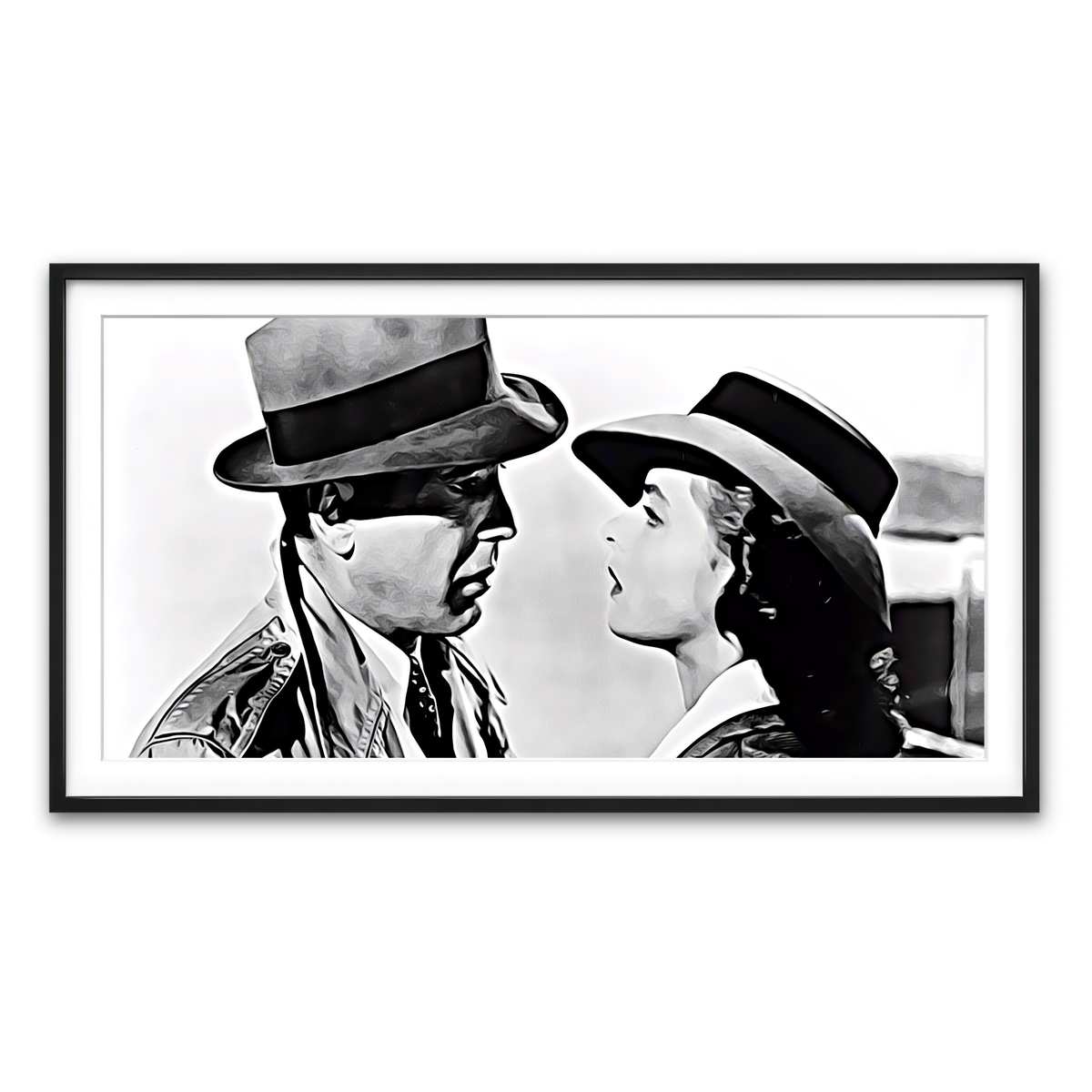 Framed Print 2x1 Black