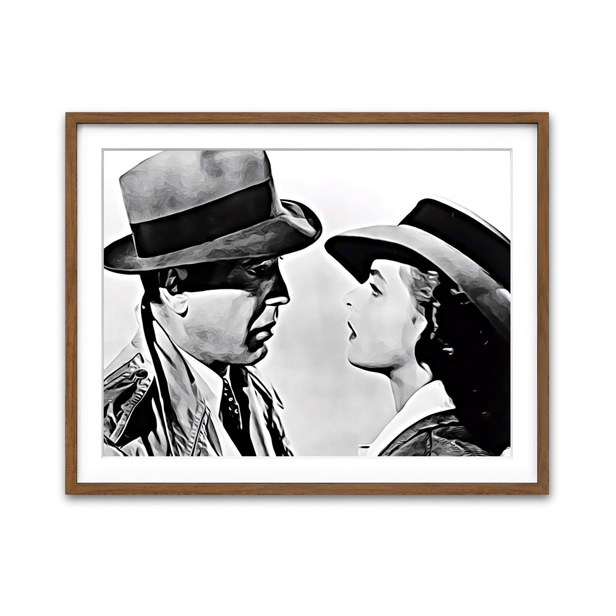 Framed Print 4x3 Walnut