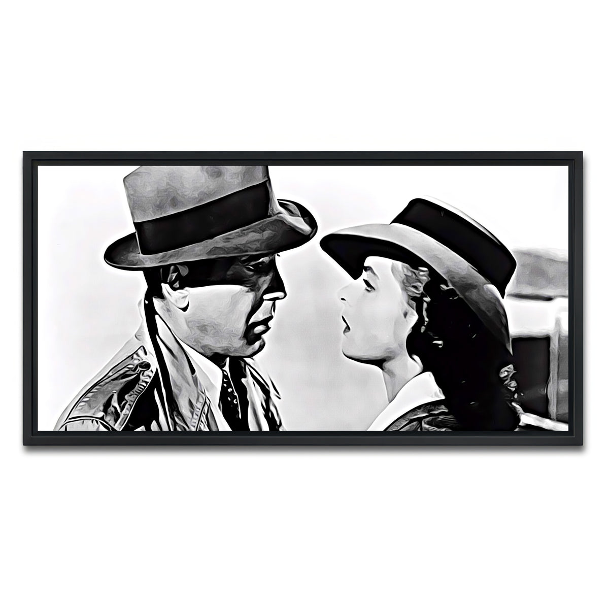AUTO-MOCKUP WHITE | casablanca | 1 Piece | Black Framed Canvas | group=2x1