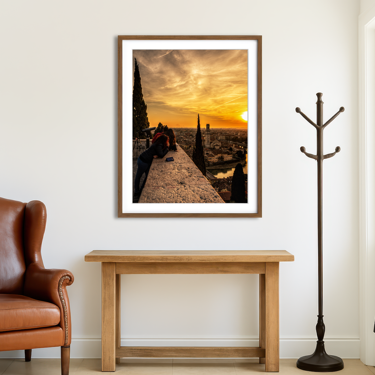 AUTO-MOCKUP ROOM | Castel San Pietro Sunset Wall Art