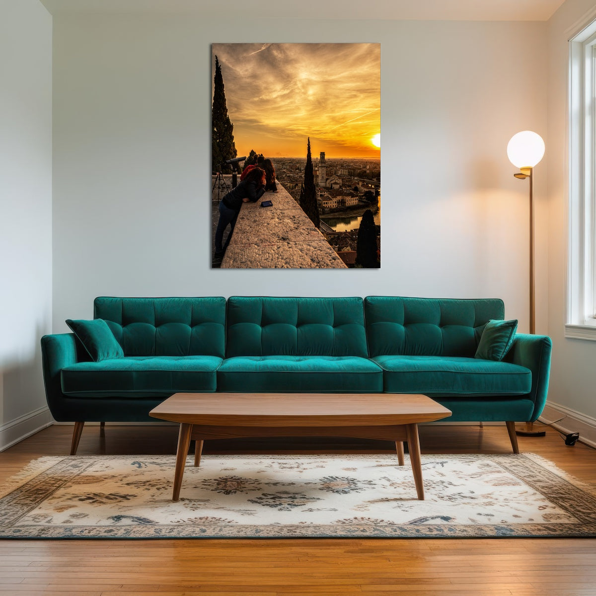 AUTO-MOCKUP ROOM | castel san pietro sunset