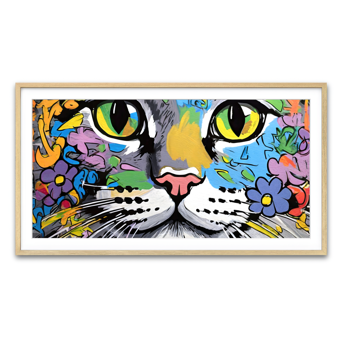 Framed Print 2x1 Natural