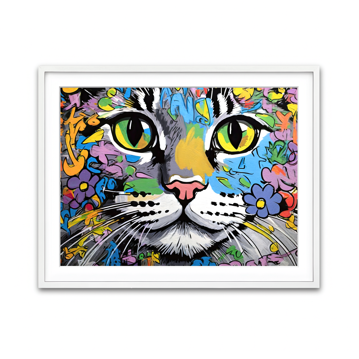Framed Print 4x3 White