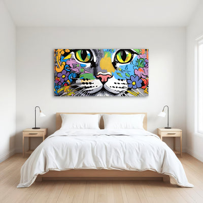AUTO-MOCKUP ROOM | cat graffiti