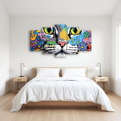 AUTO-MOCKUP ROOM | cat graffiti