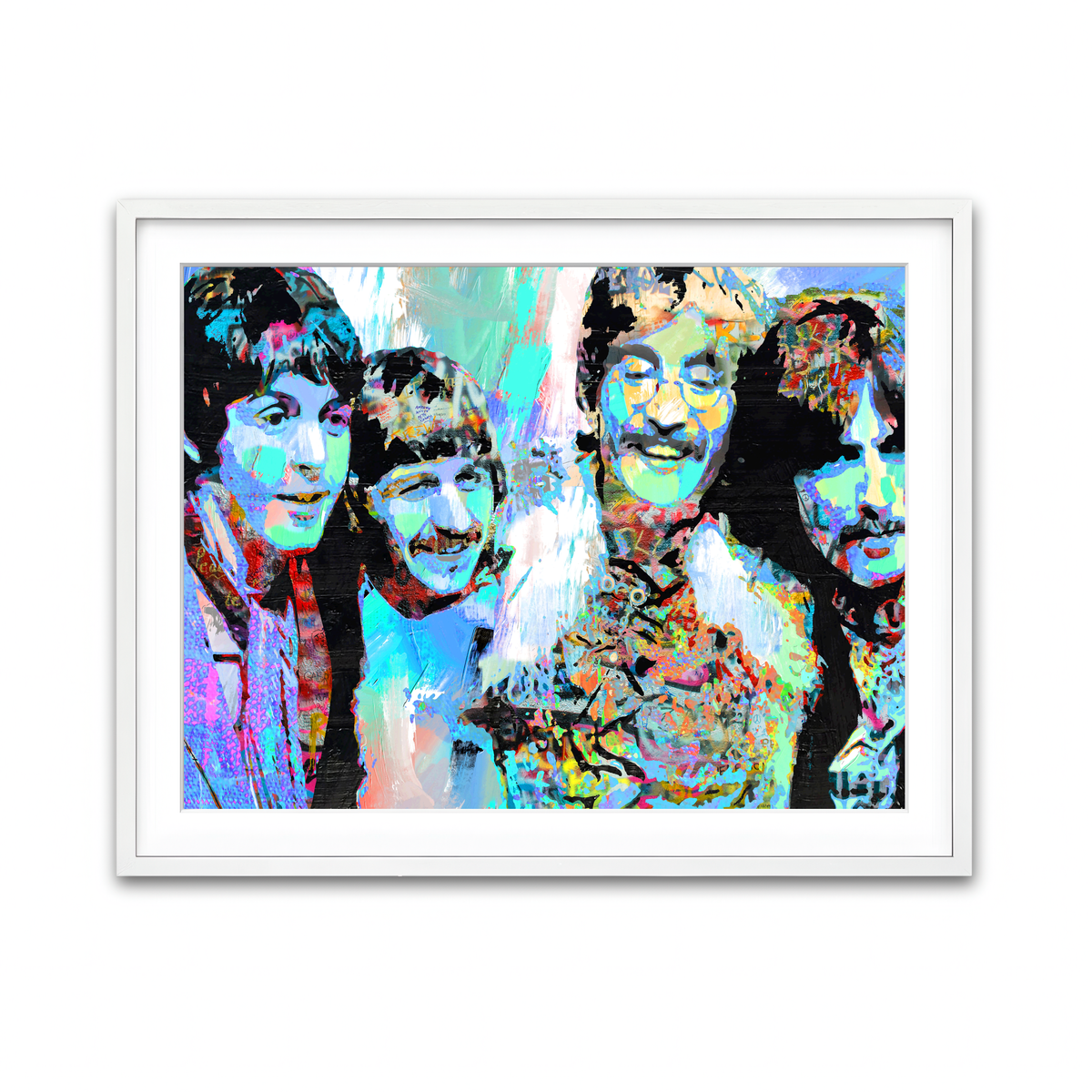 Framed Print 4x3 White